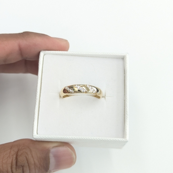 14kt Real Gold Ring Band for Men